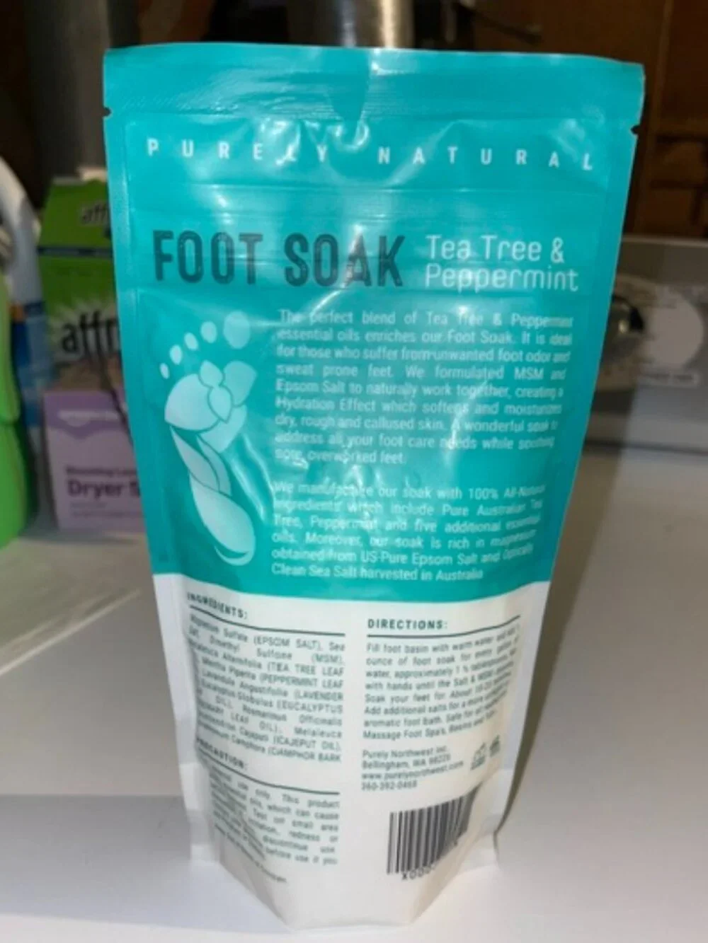 PURELY NORTHWEST-Tea Tree Oil & Peppermint Foot Soak